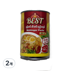 미얀마 캔 모힝가 페이스트 / Myanmar Best Mohingar Paste, 2개, 385g