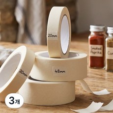 크로비 마스킹테이프 20mm* 20M, 3개