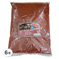 호은 굵은 고춧가루 김치용, 6개, 2.5kg