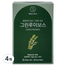 뉴올티 프리미엄 허브티 디카페인 그린 루이보스티, 15g, 4개, 10개입