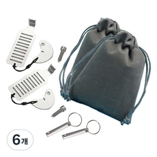 리빙준 휴대용 도어락, 6개