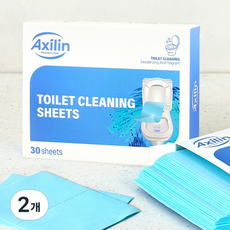간편 청소의 시작! 액실린 시트형 변기 세정제 변기청소 가벼운 청소, 104g, 2개