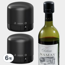 데이모노 와인 진공 스토퍼 회전식 잠금, 6개