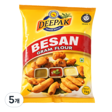 DEEPAK BESAN GRAM FLOUR 이집트콩분말 인도 INDIA, 5개, 1kg