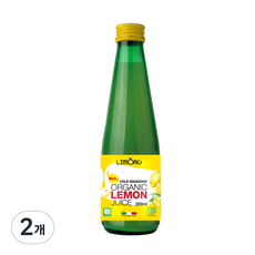 리모로 콜드 스퀴즈드 유기농 레몬 착즙 주스, 2개, 250ml