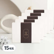 봄꿀애 벌꿀 꿀스틱 답례품 무료 감사장증정 돌잔치 결혼식 돌 웨딩 개업 회사 승진 고희 조문, 15세트, 모던띠지