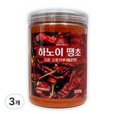 엔케이협동조합 베트남산 하노이땡초 고춧가루(매운맛), 3개, 300g