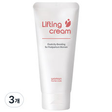 우먼홈케어 리프팅크림 처진 팔뚝살 복부 출산후 뱃살 바디 탄력크림, 3개, 200ml