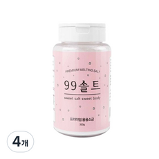 [구구솔트] 미세플라스틱 걱정없는 천연 용융소금 조리용, 320g, 4개
