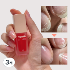 포인드 비건 틴티드 손톱영양제 혈색영양제 손톱갈라짐 얇은손톱 2주개선 강화제 리포좀 영양코팅 복숭아광 네일케어, 3개, 10ml