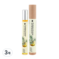 힐링팜스 레몬 유칼립투스 펄스포인트 아로마테라피, 10ml, 3개