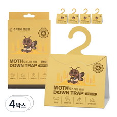 영진팜 모스다운 트랩 화랑곡나방 쌀벌레 전용 특수 페로몬 퇴치제, 4박스, 5개입