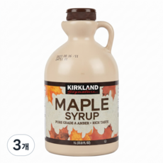커클랜드시그니춰 메이플 시럽, 1L, 3개