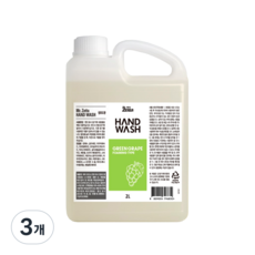 제타 포밍 대용량 핸드워시 리필 청포도향 거품형, 3개, 2L