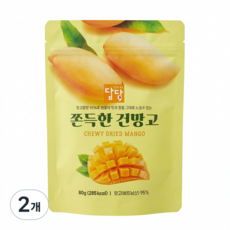 달담 쫀득한 건망고, 2개, 80g