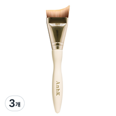 안크 납작 파운데이션 파데 브러쉬, 3개