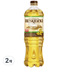 베스키스키 NON GMO 압착 카놀라유 식용유, 2개, 1L