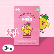 셀카핏 브이 캔디 붓기 라인 이너뷰티 케어, 3박스, 30g