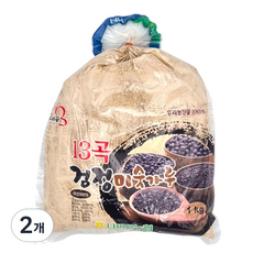 [농협] 함평 나비골농협 국산 13곡 검정 미숫가루, 2개, 1kg