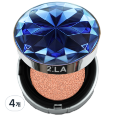 [면세점 브랜드] 투라 토닝 블랙 쿠션 팩트, 블루 23호, 4개
