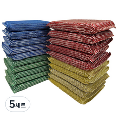 수논 강력 울스텐 수세미 벌크 대용량 수세미, 5세트, 20개입