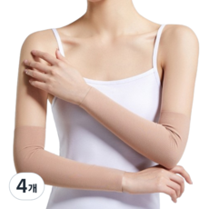 엘칸느 흉터 가리개 좌우 세트, 30cm, 4개, 스킨색