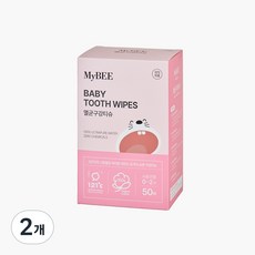 마이비 멸균 아기 구강티슈 50p, 414g, 2개