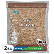 농협 국산 100% 통보리차 강원도 인제 신선도보장 최신상품, 800g, 2세트, 1개입