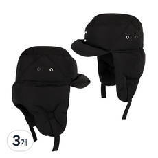 코아이 아웃도어 이어머프 방한 패딩모자 귀돌이 남여공용 EARMUFF, 블랙, 3개