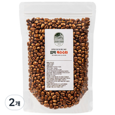 그레인팜 국산 옥수수차 100% 압력으로 찌고 볶은 통알곡 볶음 옥수수차, 2개, 500g