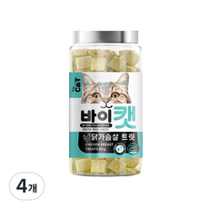 베이펫 건강동결 고양이 트릿, 4개, 80g, 닭가슴살