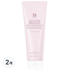 벤튼 모발 손상 등급 60% 감소 글라이신 LPP 단백질 딥컨디셔닝 헤어팩, 2개, 220ml