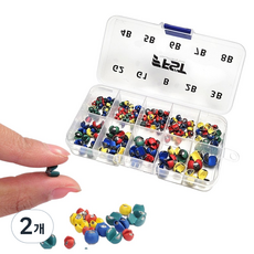 FST 좁쌀 조개봉돌 케이스포함 대용량 벌크 B봉돌 민물 바다낚시 감성돔 낚시, 2개, 1개입