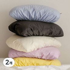 오이코스 마시멜로우 씌우는 베개커버 경추베개 호환 60수 순면 누빔 올인원 밴딩