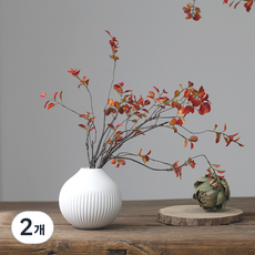 메이크유어홈 나무가지조화 빈티지조화 가을낙엽 드라이플라워, L(대형가지) 87cm