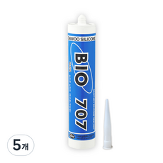 에스테크 욕실용+주방용 바이오 BIO 707s 실리콘(노즐포함) 반투명, 5개