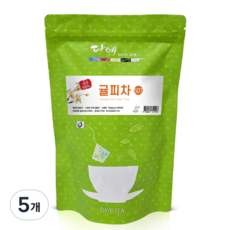 [본사직영] 다예 100%국산 귤피차 지퍼백 삼각 티백차, 5개, 2g, 50개입