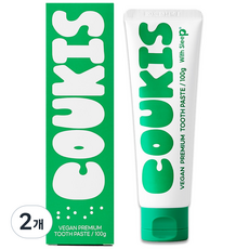위드슬립 쿠키스 구취 잇몸 집중케어 비건 치약, 2개, 100g