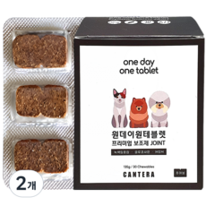 원데이원테블렛 츄어블 조인트 영양제, 30회분, 뼈/관절강화, 2개