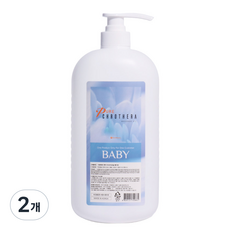 세븐뷰티 대용량 아로마 마사지오일 크로테라 퓨어 베이비 무향 업소용 경락 타이 바디오일, 1kg, 2개