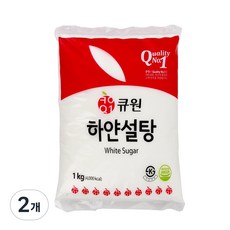 큐원 하얀설탕, 1kg, 2개