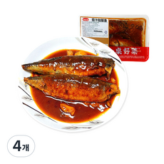 (배터짐) 아성파이 맛있는 중국식 토마토 고등어조림 안주 반찬, 4개, 300g