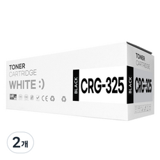 CRG-325 재생 호환 토너, 2개, 검정