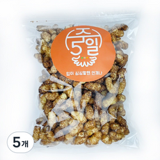 [주5일] 추억의과자 달콤한 코코아를 입힌 참맛콘 지퍼백포장, 5개, 220g