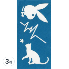 재사용 가능한 지워지는 셀프 헤나타투 도안 A-13~24, 3개, A-18