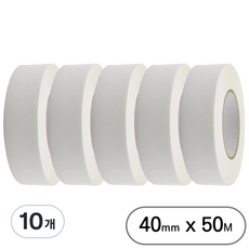 아트위브 대용량 종이 마스킹 테이프 아이보리 40mm (50M), 10개