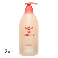 맘쏘해피 비커즈 잇츠 퓨어 임산부 샴푸, 2개, 500ml