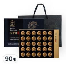 진웰스 발효홍삼 컴파운드케이 침향환 + 쇼핑백세트 3.75g x 30환, 90개, 30회분