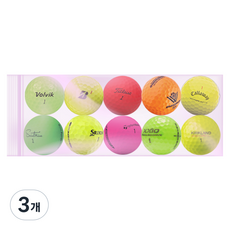 굿샷골프 특a+급 골프공 로스트볼, 3개, 10개입, 컬러 3개, 10개입, 컬러