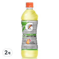 게토레이 레몬, 600ml, 2개